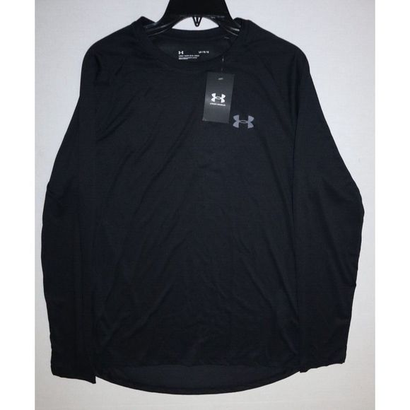 Under Armour 1328496 Men's Sz L Graphite UA Tech 2.0 Long Sleeve Loose Fit Shirt - Picture 5 of 6